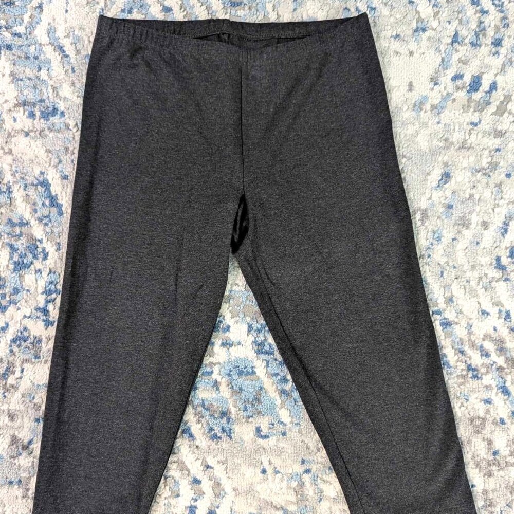 SIMPLY VERA VERA WANG Women's Capri Pants Black Comfy Slip-on Travel Vacation M